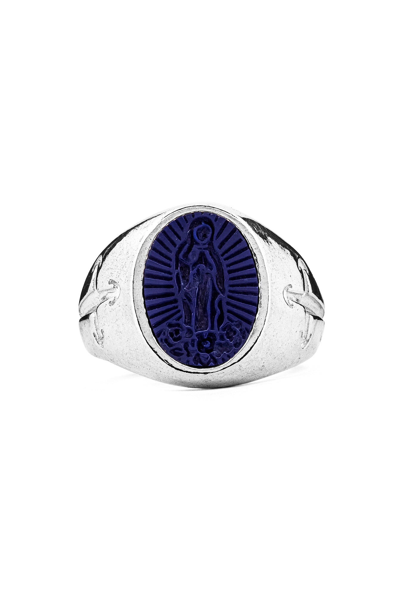 Ave Maria Signet - Blue Resin