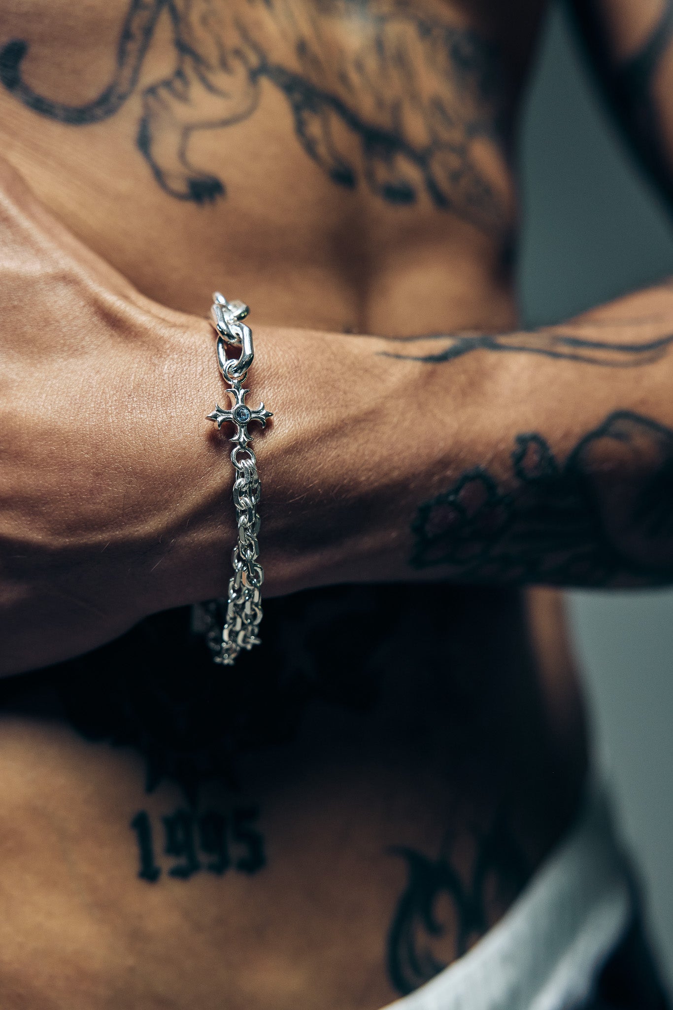 Dual Cross Bracelet