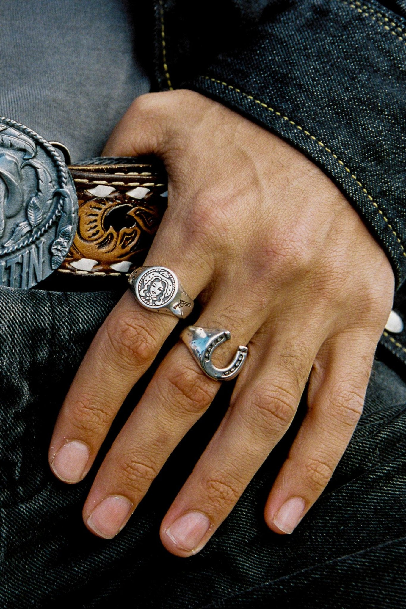 零[Hz] ZEROHZ ワイドシグネットリング 10号 零[Hz] ZEROHZ 零[Hz